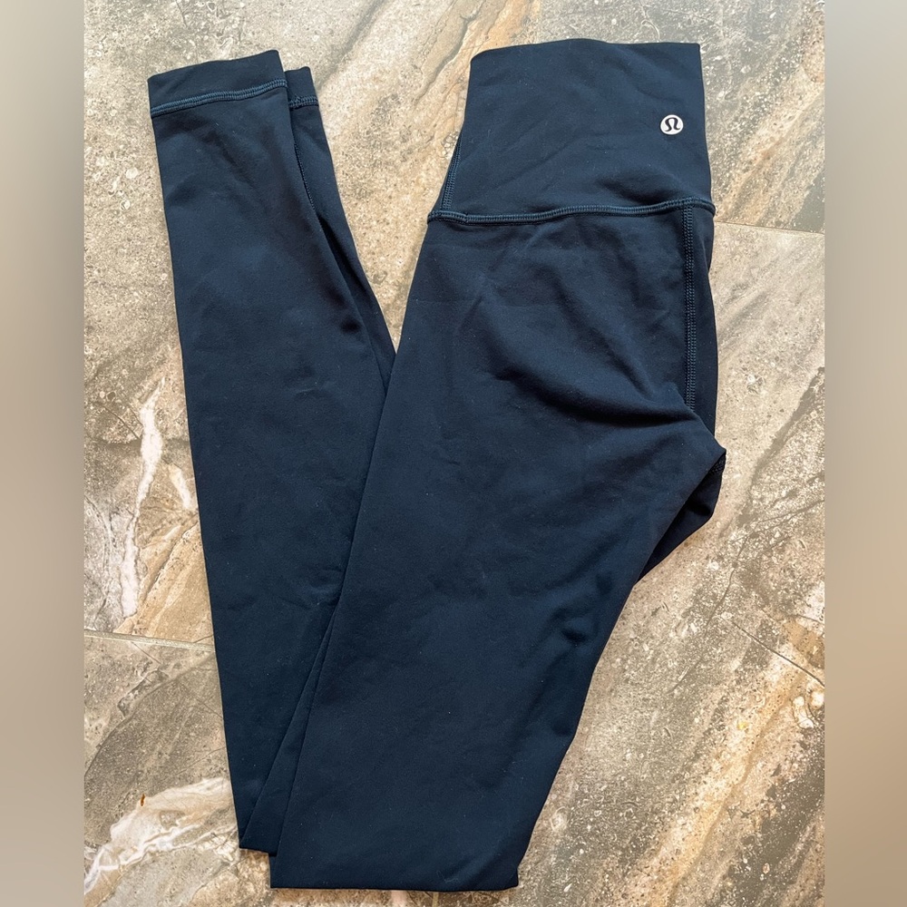 🍋 LULULEMON Wunder Under High-Rise Tight TALL | Nocturnal Teal | Size 2